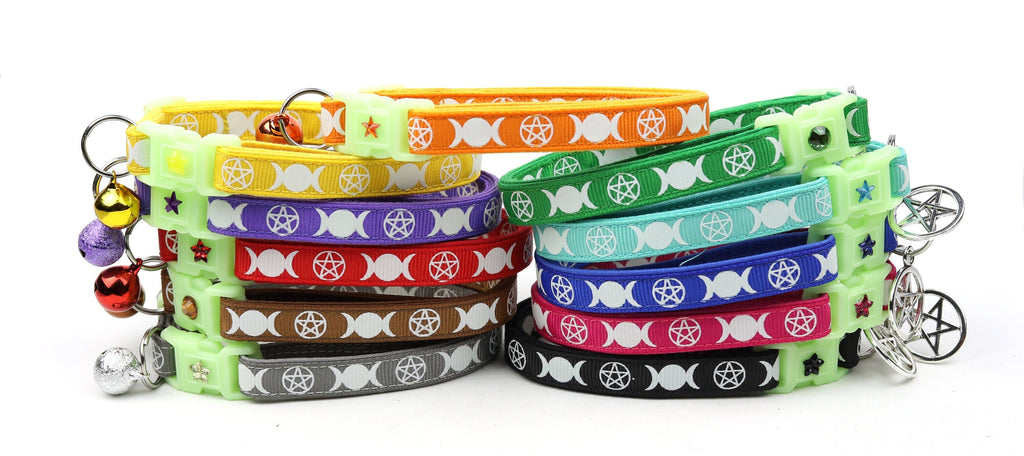 Witch's Familiar on Red Cat Collar