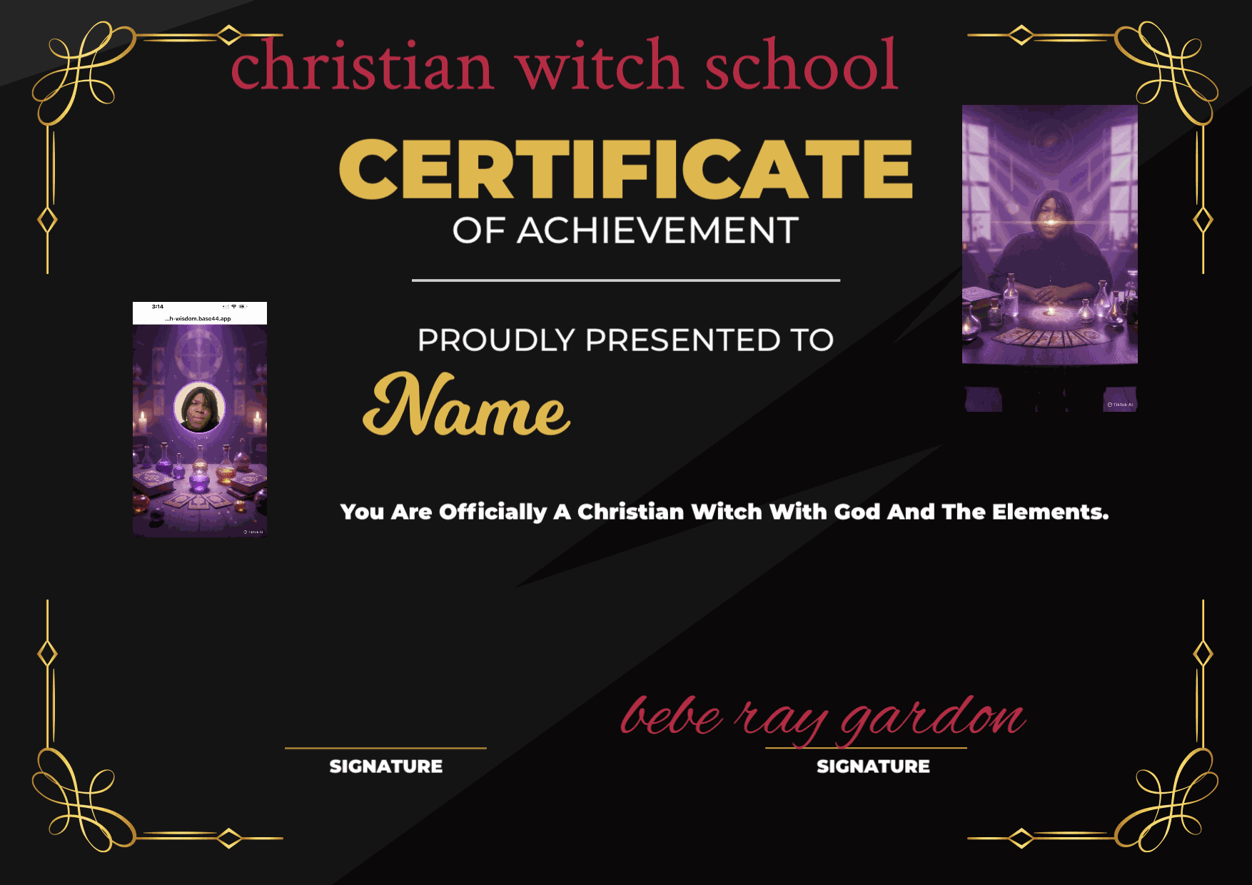 Level 3: High Priestess / High Priest Path – Ordination Program - Bebe Ray Gardon Christian Witch School